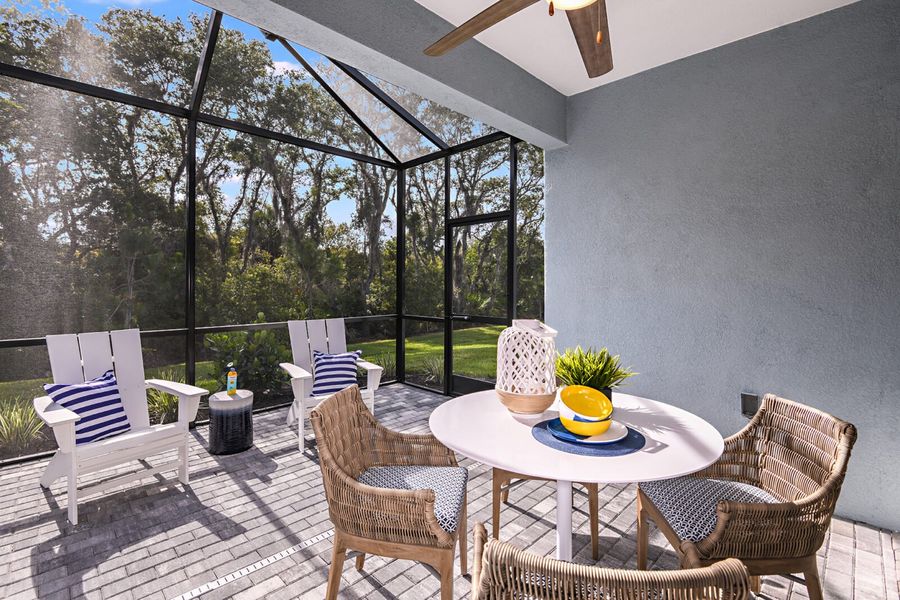 Representative exterior details of a home built from the Dream 2 by Neal Communities in Palmera, Venice (Image 28).