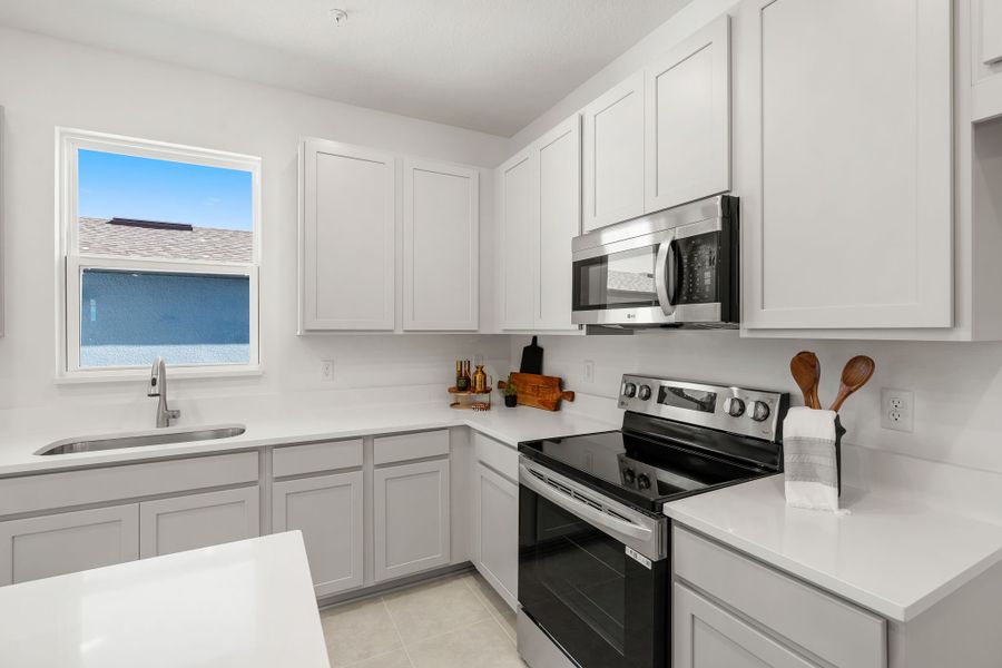 42" Cabinets and Stainless Steel Appliances