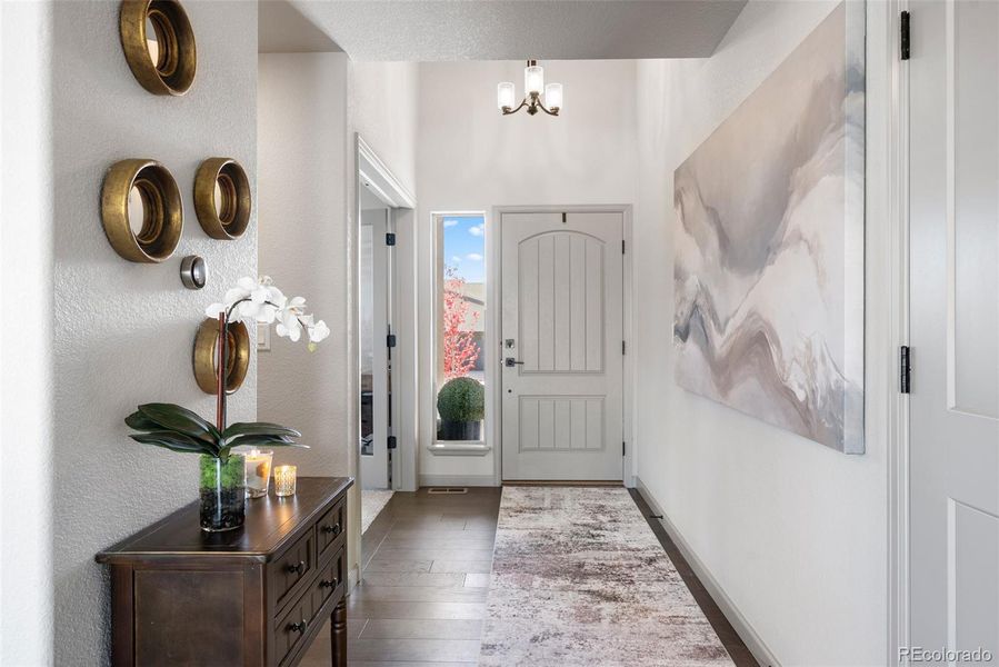 Impressive, charming entryway.