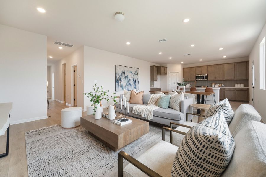 Representative furnished interior of a home built from the Sierra by Ashton Woods in Berry Creek Highlands, Georgetown (Image 6).