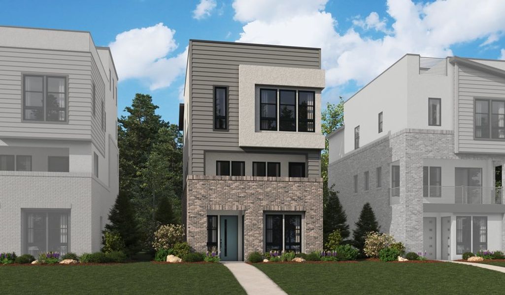 Flatiron-D582-CityscapeatDoveValley Elevation D