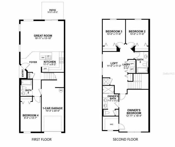 2D floor plan layout of this home in , St. Cloud, FL (Image 5).