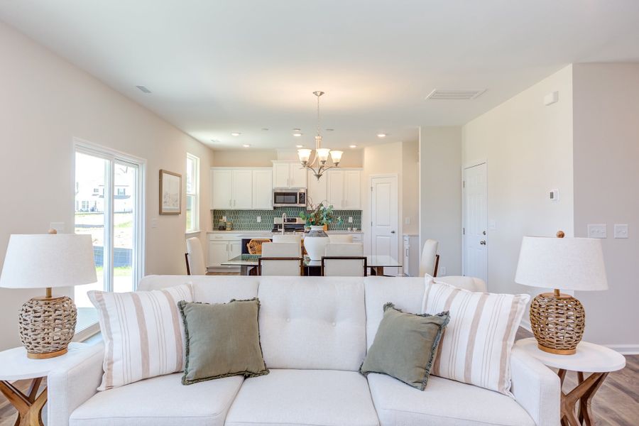 Representative furnished interior of a home built from the The Poppy by Chesapeake Homes in The Willows, Loris (Image 9).
