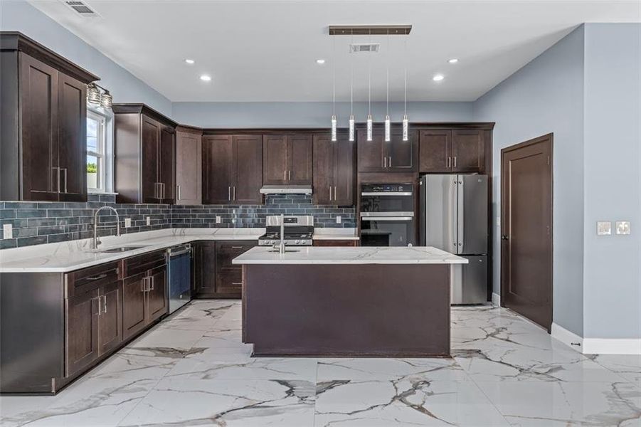 Furnished interior view inside a new home in , Grayson (Image 9).