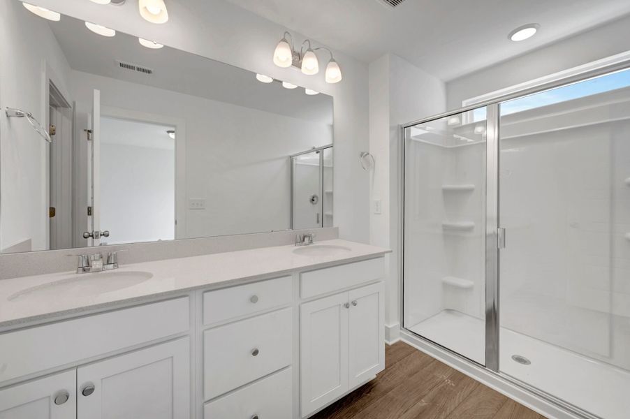 Furnished interior view inside a new home in Powell, Angier (Image 9).