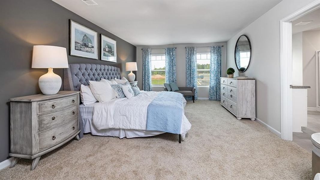 Furnished interior view inside a new home in Preserve at Dove Creek, Statham (Image 14). Furnished interior view inside a new home in Preserve at Dove Creek, Statham (Image 14).