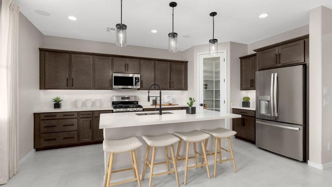 Furnished interior view inside a new home in Artisan at Asante, Surprise (Image 6).