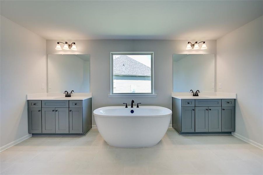 Furnished interior view inside a new home in Brighton, Locust Grove (Image 9).