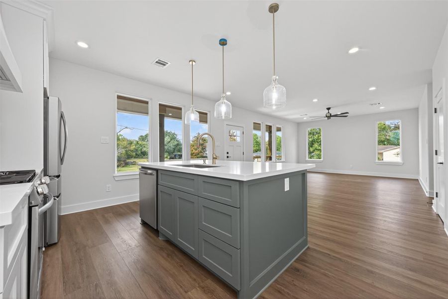 Furnished interior view inside a new home in , Bridge City (Image 8).