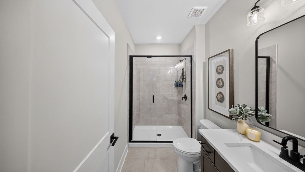 Furnished interior view inside a new home in Westport, York (Image 30).