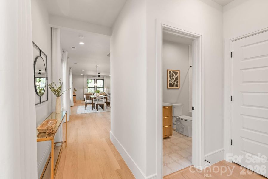 Furnished interior view inside a new home in , Charlotte (Image 11).
