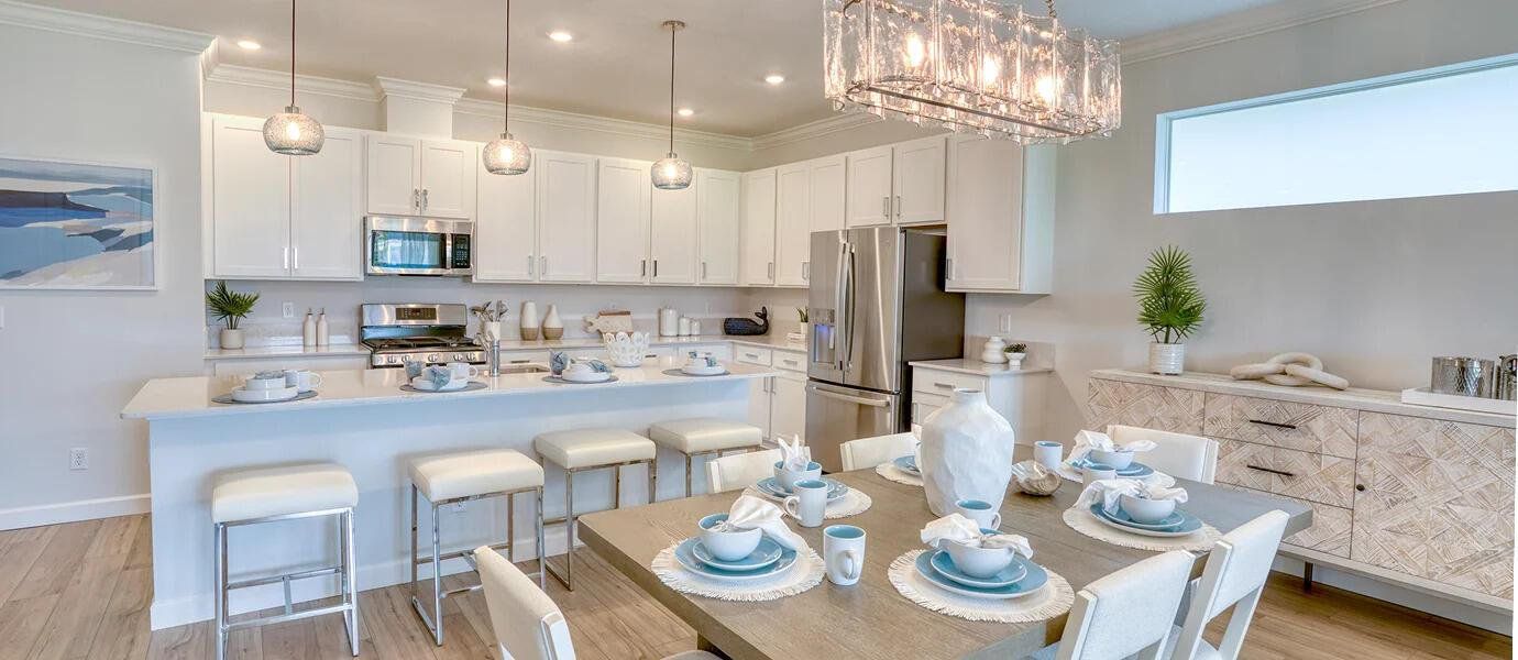 Furnished interior view inside a new home in Glynlea Country Club: The Pinehurst Collection, Port St. Lucie (Image 2).