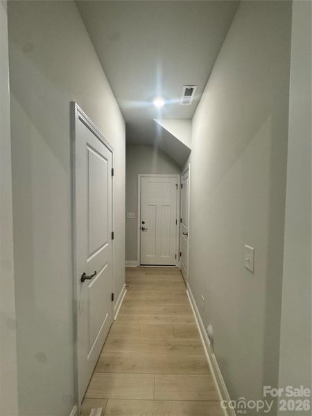 Hallway to garage