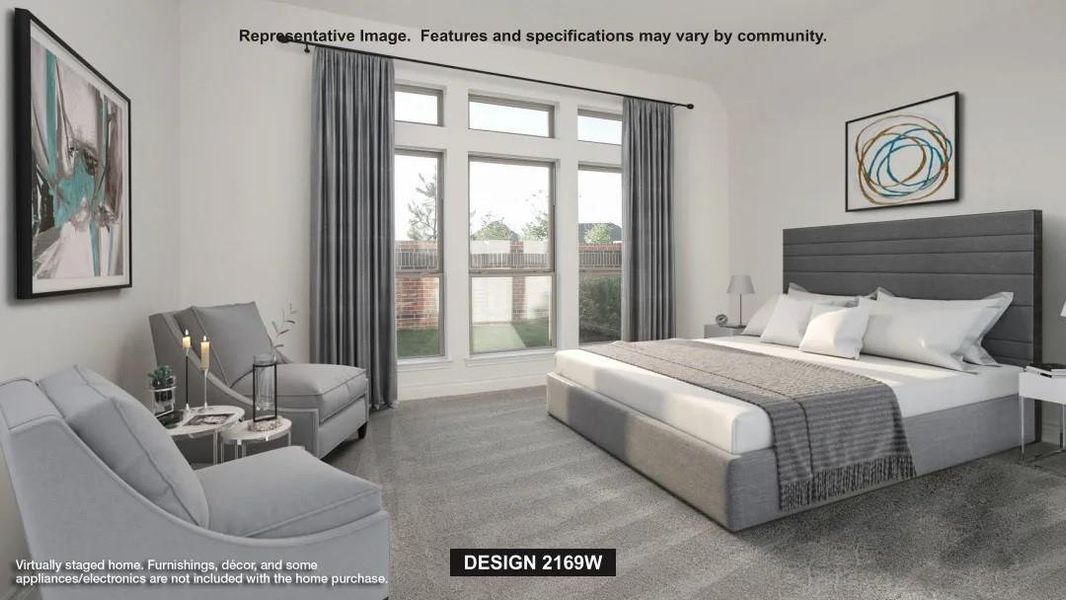 Furnished interior view inside a new home in Marvida 45' - Gated, Cypress (Image 7). Furnished interior view inside a new home in Marvida 45' - Gated, Cypress (Image 7).