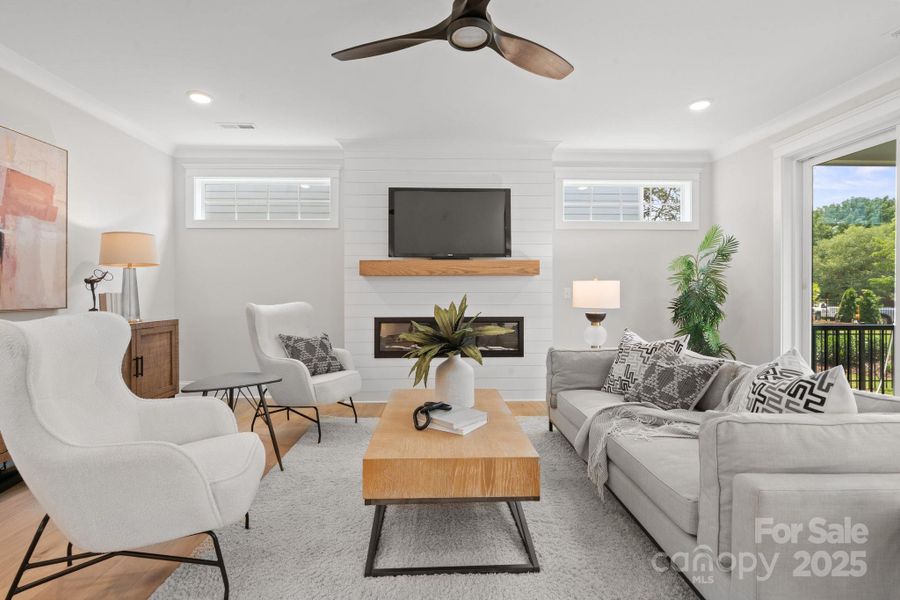 Furnished interior view inside a new home in , Charlotte (Image 29).