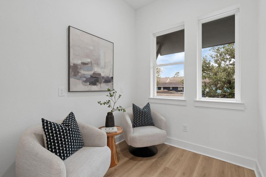 Furnished interior view inside a new home in , Houston (Image 30).