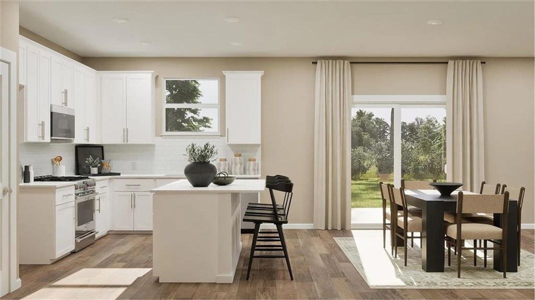 Furnished interior view inside a new home in , Locust Grove (Image 21).
