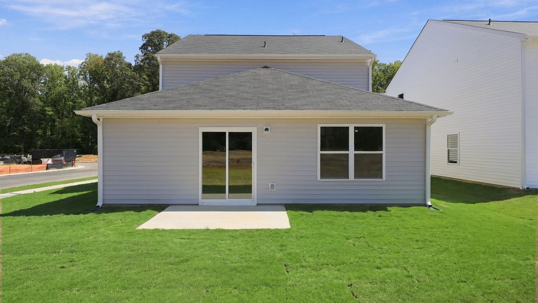 Exterior details and patio area of a home in Carter Ridge, Greenville (Image 21).
