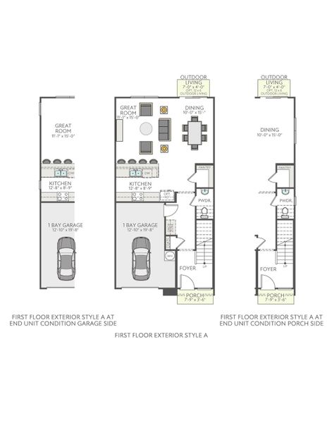 2D floor plan layout of this home in Fifteen 15 Cannon, Charlotte, NC (Image 5).