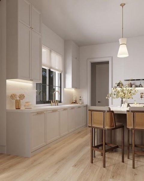 Furnished interior view inside a new home in , Atlanta (Image 13).