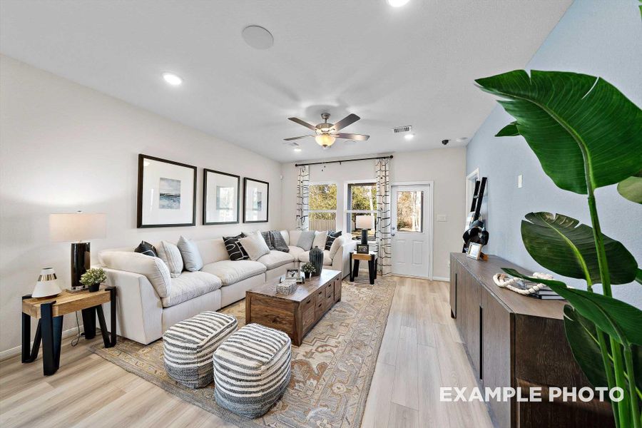 Furnished interior view inside a new home in Emberly, Beasley (Image 7).