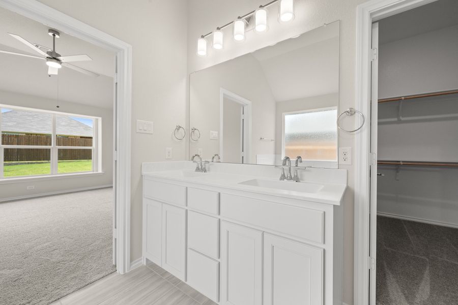 Furnished interior view inside a new home in Summer Crest, Fort Worth (Image 11).