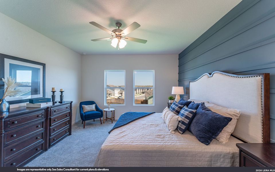 Furnished interior view inside a new home in Willow View, Converse (Image 22).