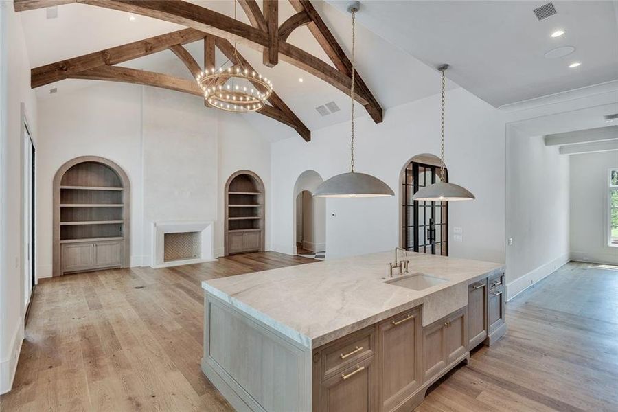 Furnished interior view inside a new home in , Alpharetta (Image 49).