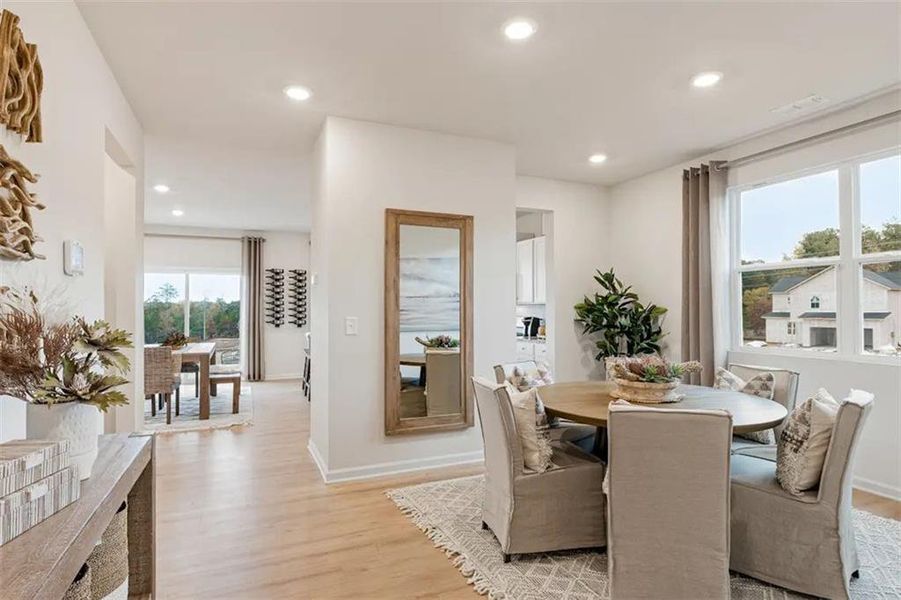 Furnished interior view inside a new home in Hawthorne Reserve, Dallas (Image 8).
