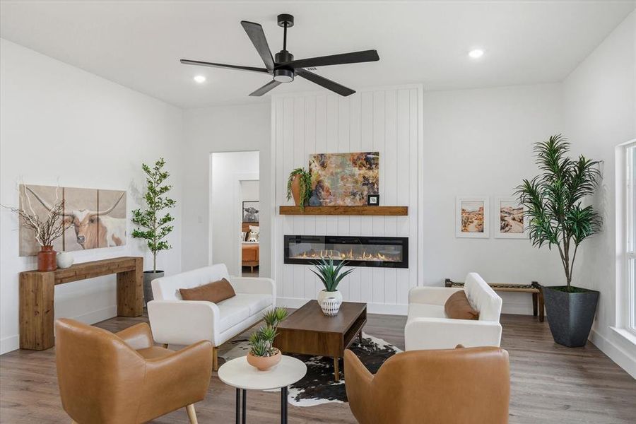 Furnished interior view inside a new home in , Wills Point (Image 16).