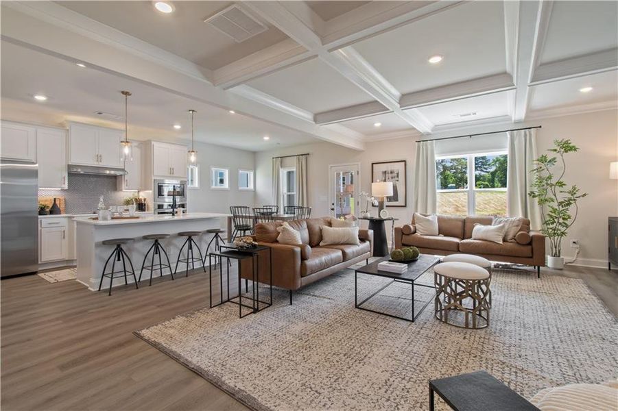 Furnished interior view inside a new home in Kentmere, Auburn (Image 16).