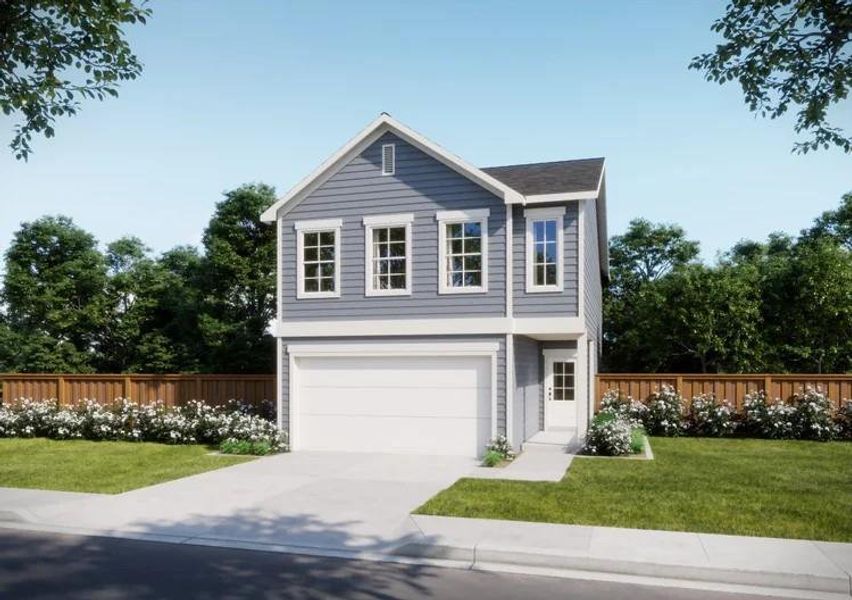 Front exterior of a new home in , Houston, TX, highlighting curb appeal (Image 2). Front exterior of a new home in , Houston, TX, highlighting curb appeal (Image 2).
