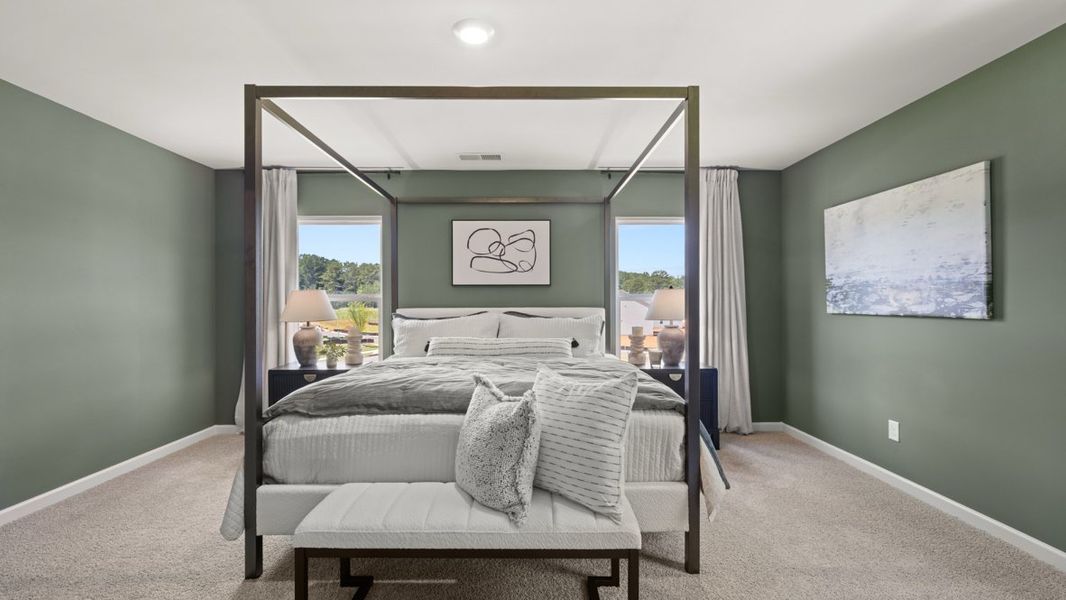 Furnished interior view inside a new home in Fairhaven, Lithia Springs (Image 28).
