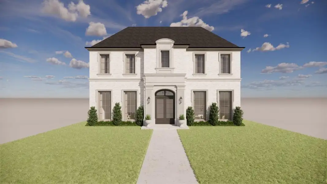 Front exterior of a new home in , University Park, TX, highlighting curb appeal (Image 6).