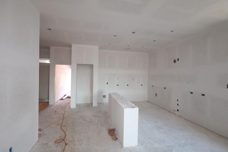 In-progress construction of a new home in The Grand Prairie 40’, Hockley, TX (Image 30). In-progress construction of a new home in The Grand Prairie 40’, Hockley, TX (Image 30).