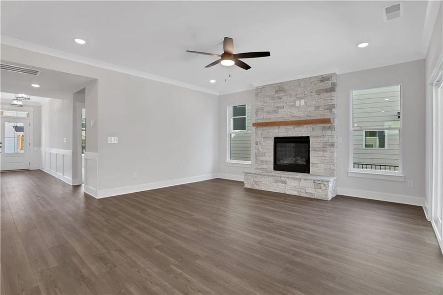 Spacious, unfurnished interior of a new home in Marble Tree, Ball Ground (Image 26).