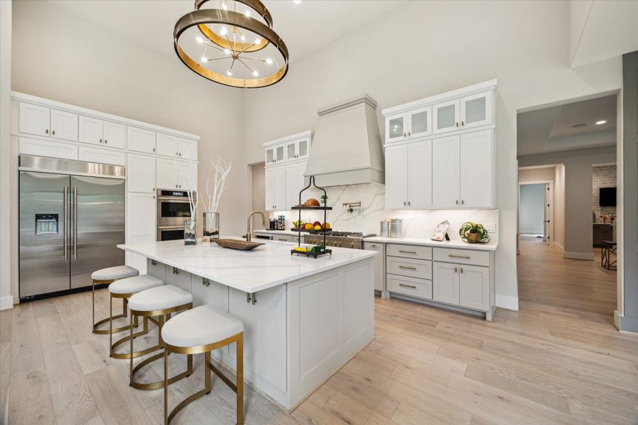 Furnished interior view inside a new home in High Meadow West and Estates, Montgomery (Image 13).