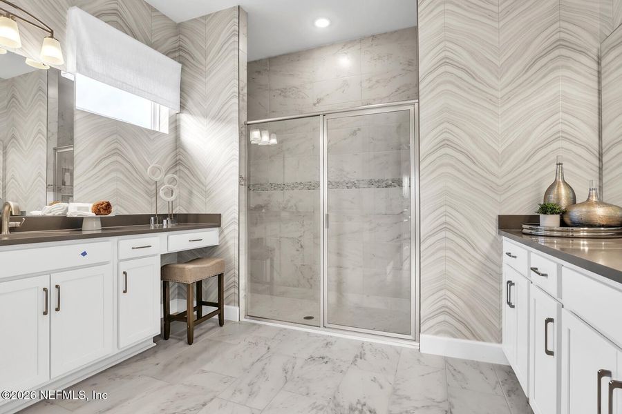 Furnished interior view inside a new home in , Flagler Beach (Image 8). Furnished interior view inside a new home in , Flagler Beach (Image 8).