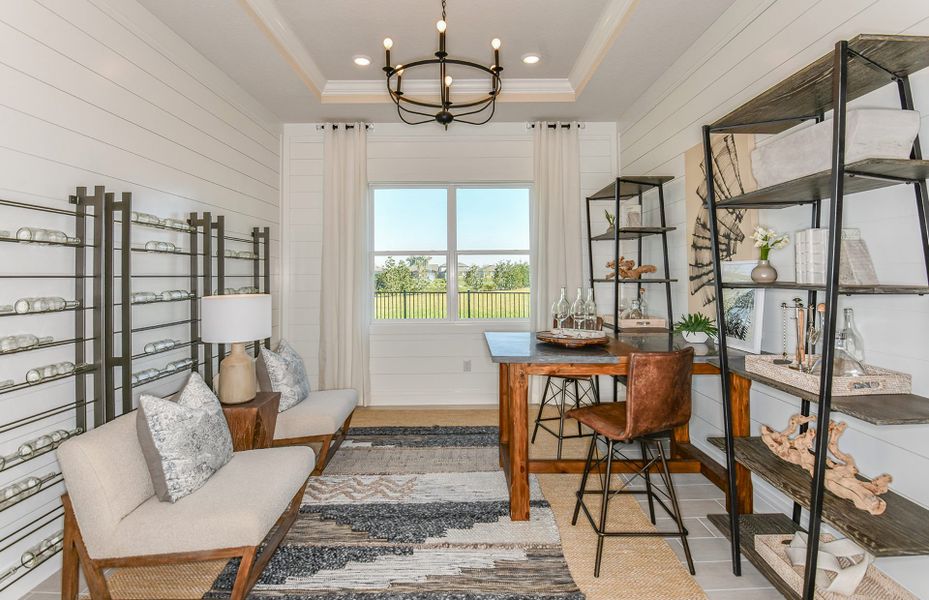 Representative furnished interior of a home built from the Renown by Del Webb in Del Webb Explore North River Ranch, Parrish (Image 16). Representative furnished interior of a home built from the Renown by Del Webb in Del Webb Explore North River Ranch, Parrish (Image 16).