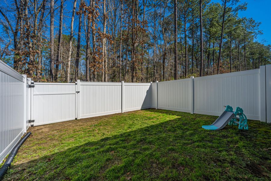 Exterior details and patio area of a home in , Charleston (Image 23). Exterior details and patio area of a home in , Charleston (Image 23).