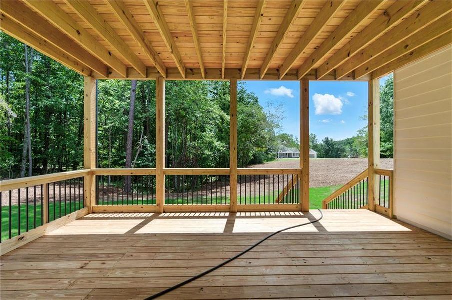 Exterior details and patio area of a home in , Ball Ground (Image 26).