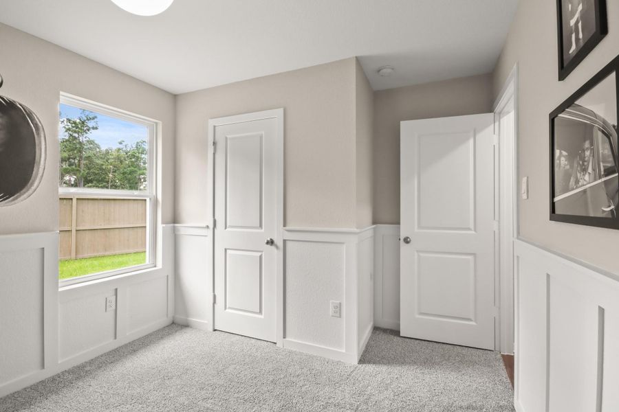Furnished interior view inside a new home in Porters Mill, New Caney (Image 5). Furnished interior view inside a new home in Porters Mill, New Caney (Image 5).
