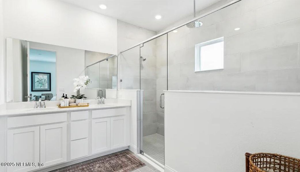 Furnished interior view inside a new home in Edenbrooke at Hyland Trail | 55+: Edenbrooke at Hyland Trail 60s, Green Cove Springs (Image 9).