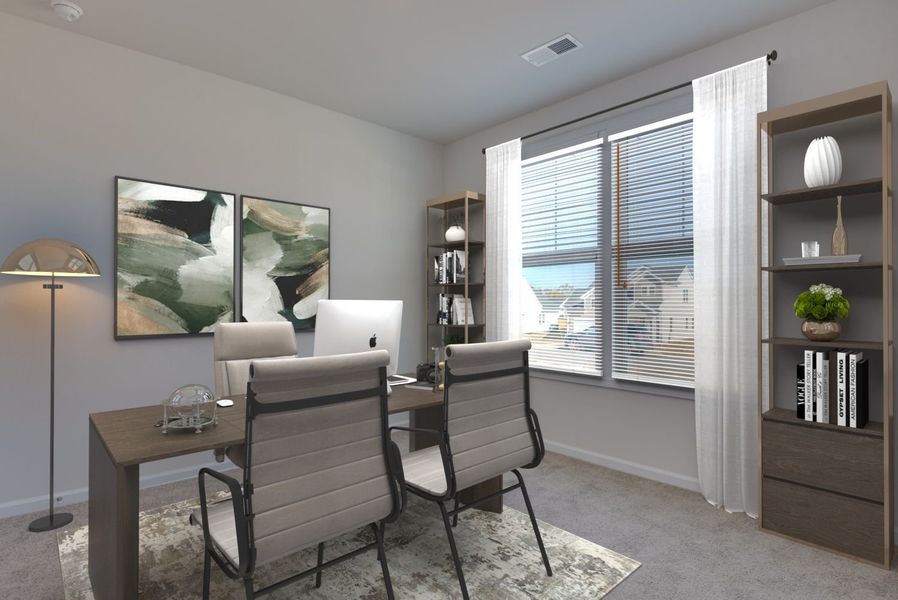 Furnished interior view inside a new home in Madison at Buice Lake, Acworth (Image 112).