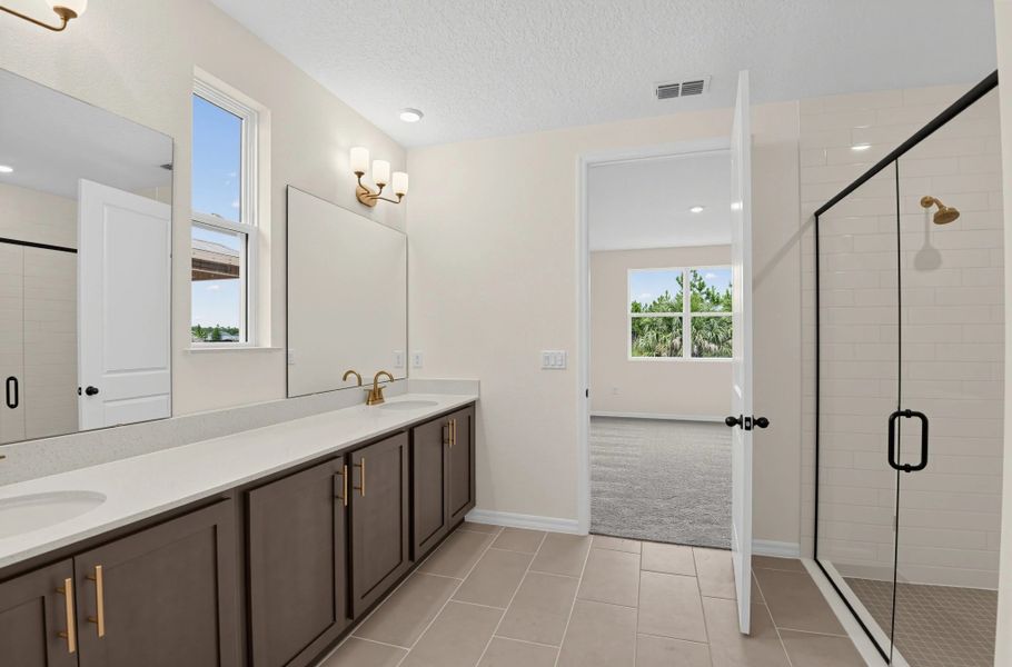 Furnished interior view inside a new home in Ardisia Park, New Smyrna Beach (Image 12).