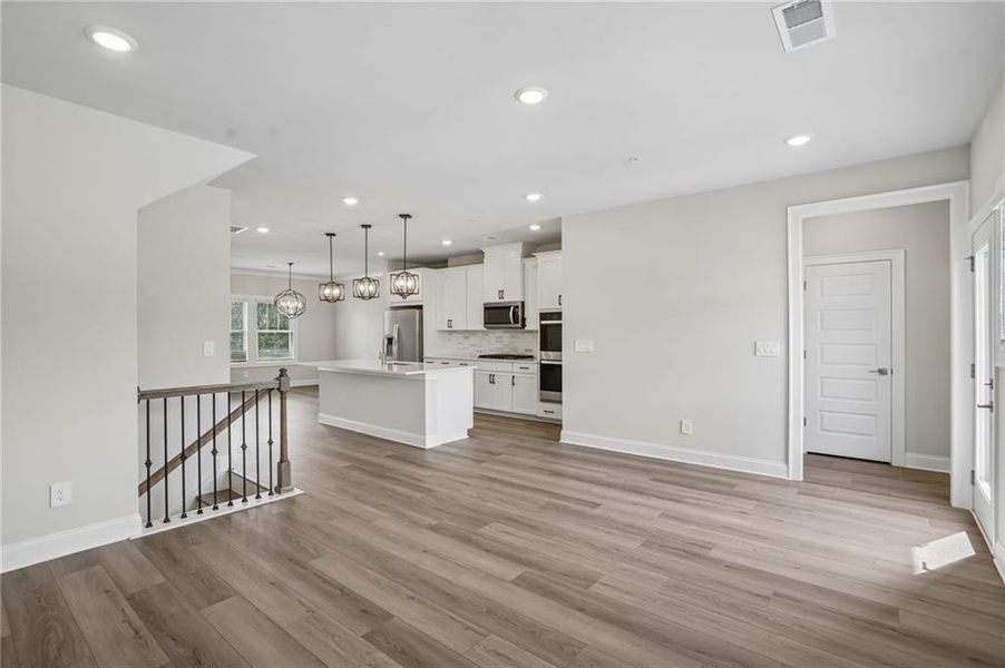 Spacious, unfurnished interior of a new home in Hemingway - Highland Series, Cumming (Image 34). Spacious, unfurnished interior of a new home in Hemingway - Highland Series, Cumming (Image 34).