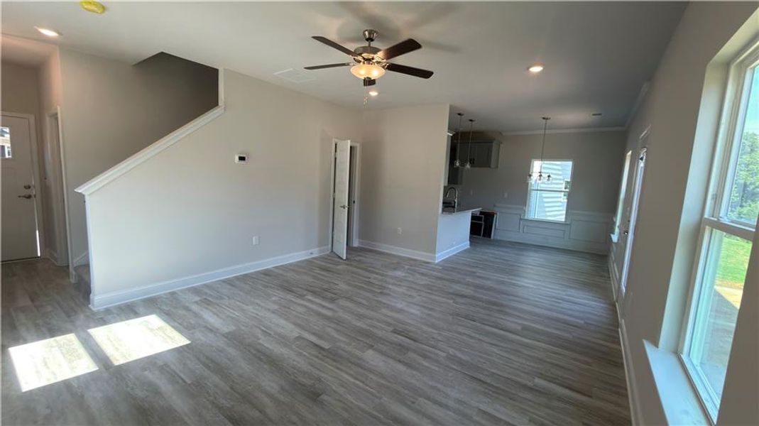 Spacious, unfurnished interior of a new home in Habersham Meadows, Demorest (Image 17).