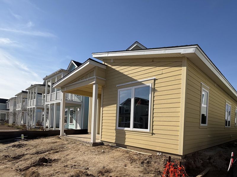 Exterior details and patio area of a home in , Summerville (Image 3).