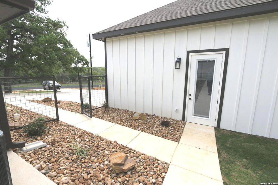 Exterior details and patio area of a home in , La Vernia (Image 36).