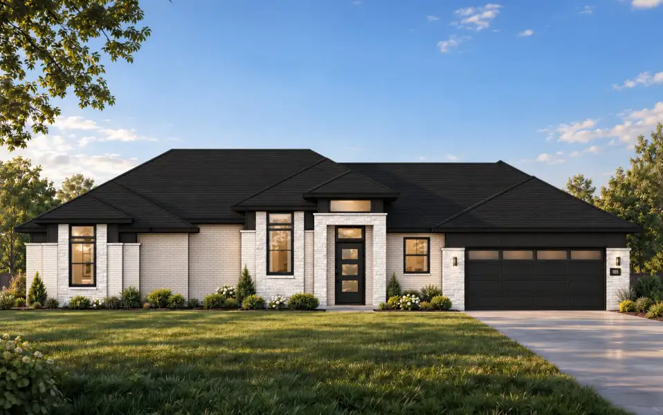 Representative exterior photo of a completed home built from the Madison by First America Homes in Alamo Estates, San Antonio, TX (Image 22).